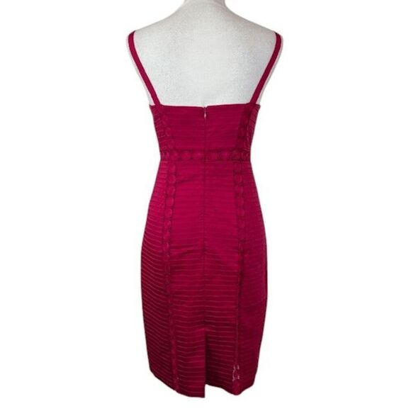 Nanette Lepore "Treasure" Dress Embellished Sleeveless Fuchsia Pink Size 4 - Picture 4 of 13